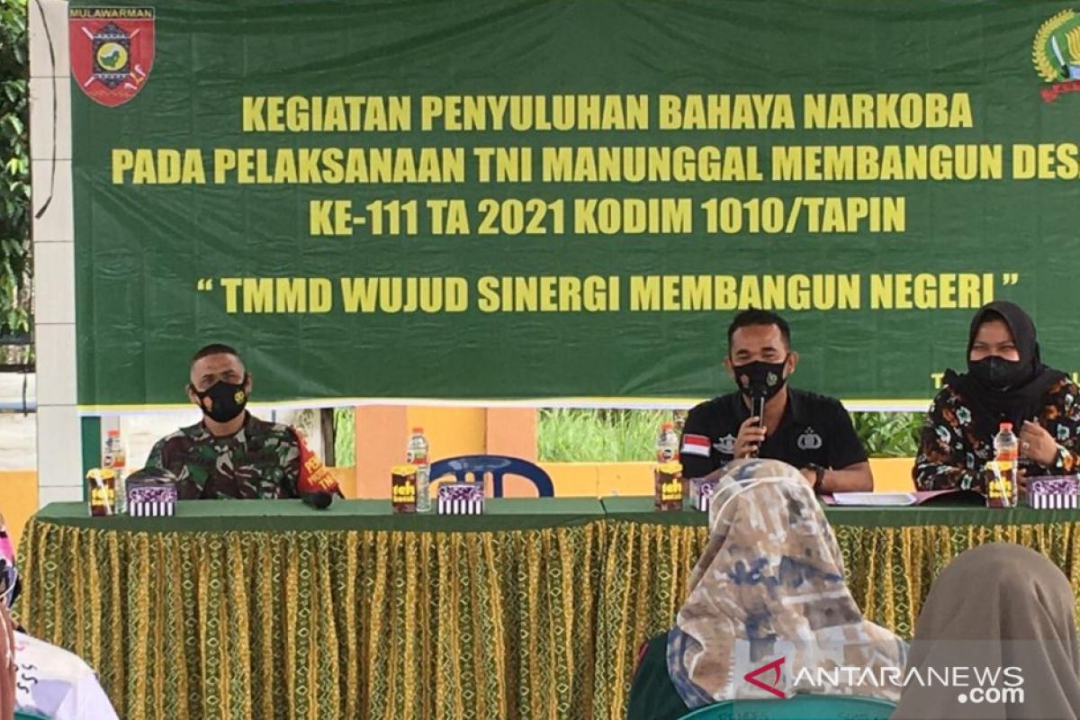 Satgas TNI Manunggal Membangun Desa sosialisasikan bahaya narkoba