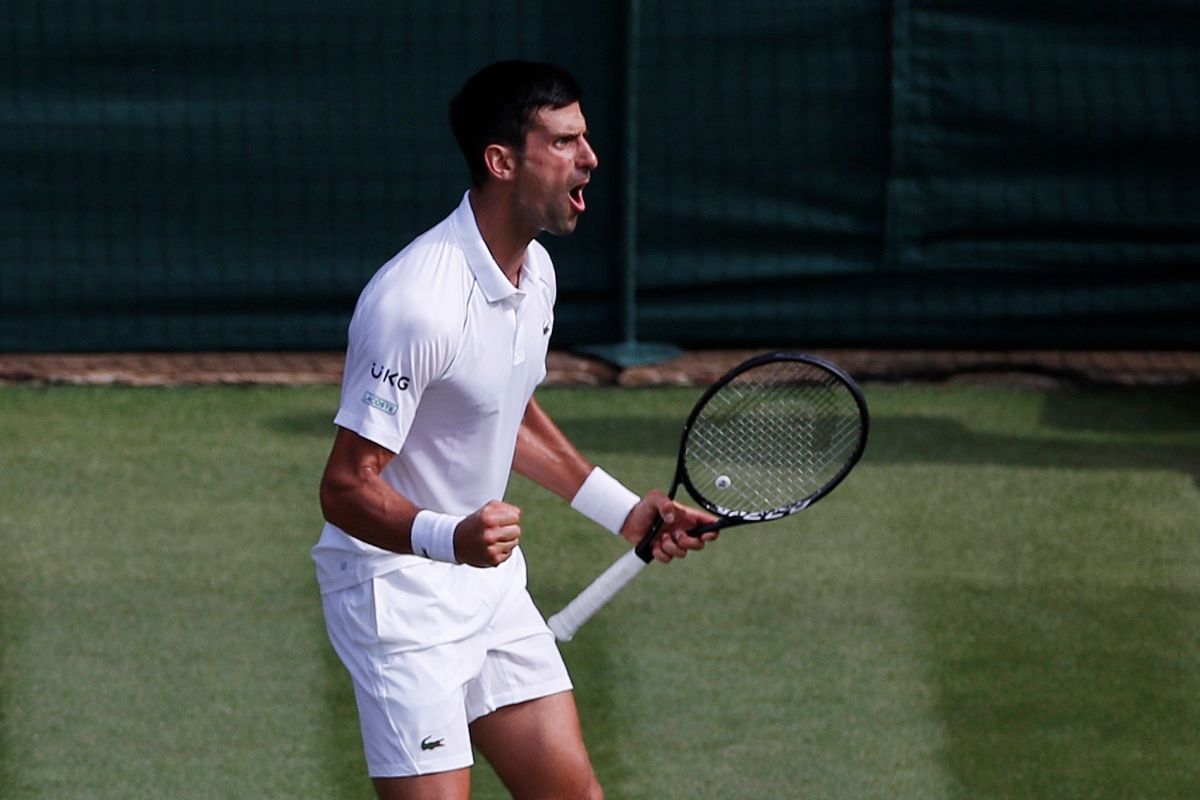 Djokovic lolos perempat final Grand Slam ke-50 di Wimbledon