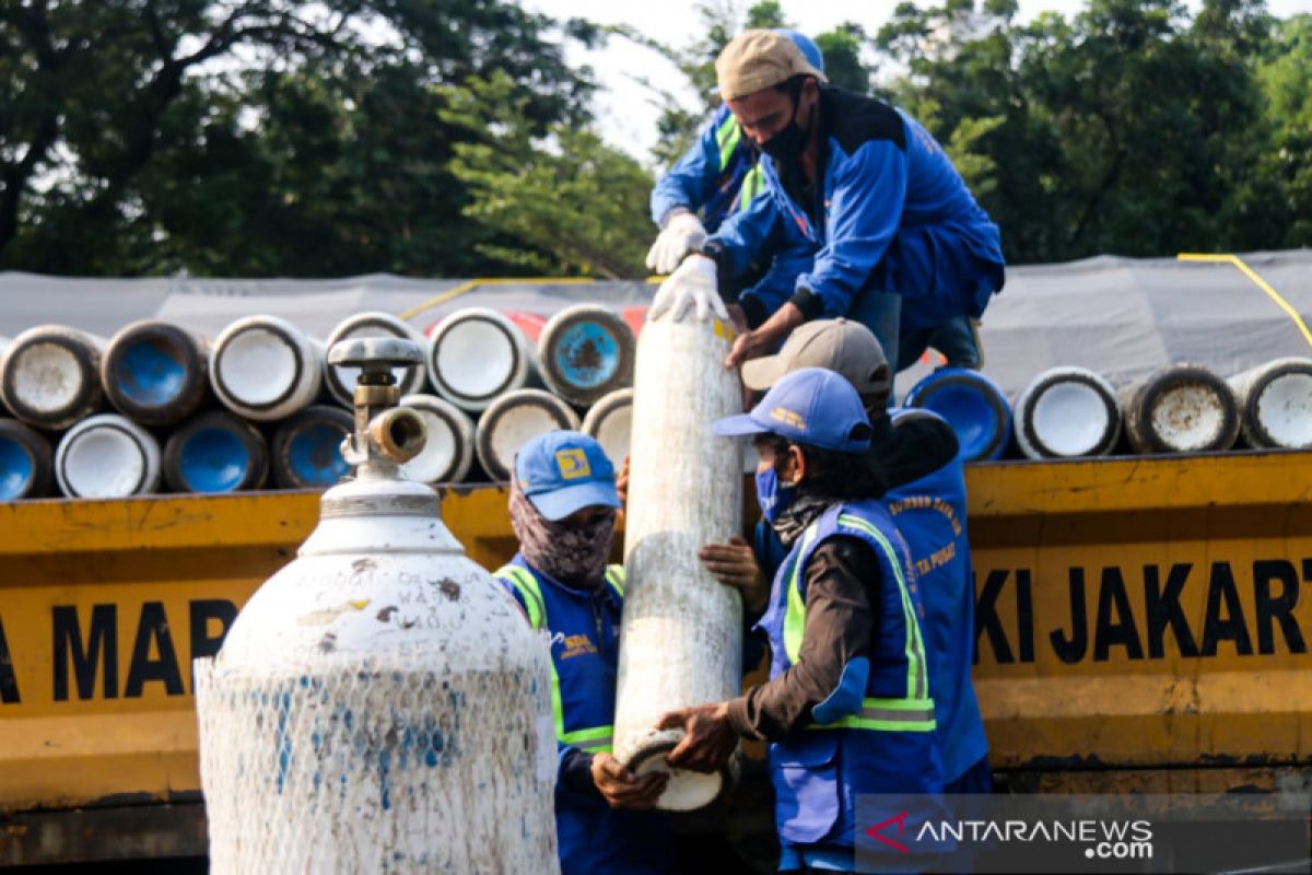 Pemprov DKI Jakarta sediakan posko isi ulang tabung oksigen di kawasan Monas