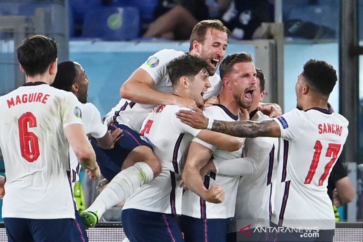 Inggris gasak Ukraina 4-0 melaju ke semifinal EURO 2020