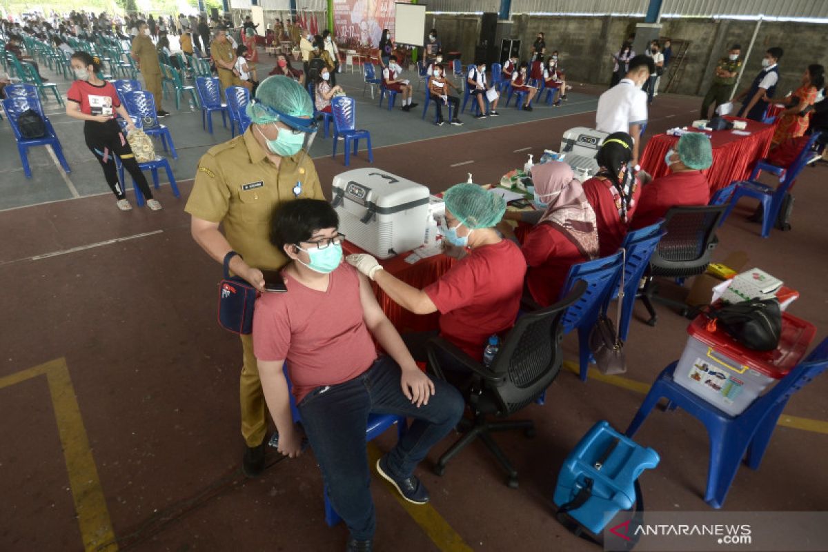 14 juta lebih warga Indonesia sudah selesai menjalani vaksinasi COVID-19