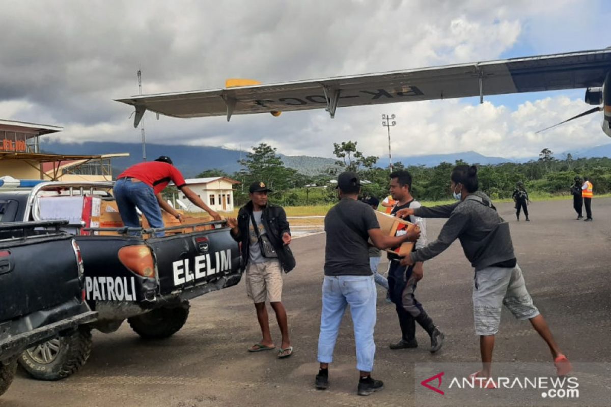 Kemensos salurkan bantuan logistik ke pengungsi Yalimo