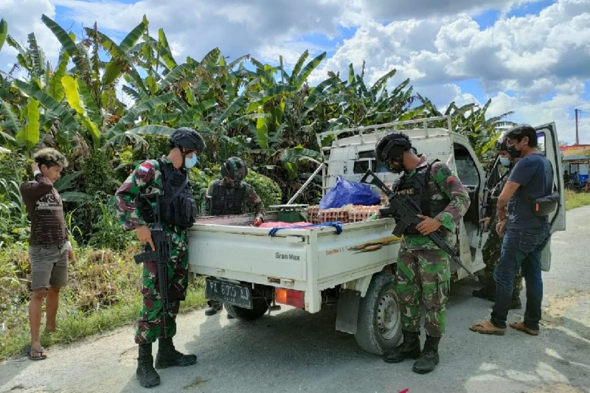 Satgas TNI Yonif 512 gelar razia di perbatasan RI-PNG cegah barang terlarang