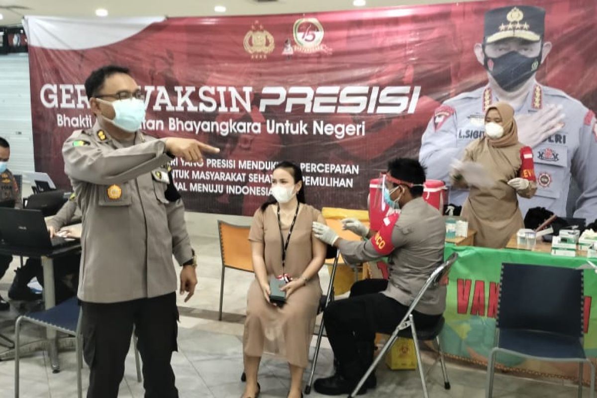 Polda Lampung gelar vaksinasi COVID-19 tahap kedua