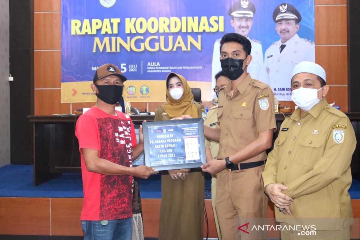 Bupati Saidi luncurkan kartu kendali LPG 3 kilogram bersubsidi