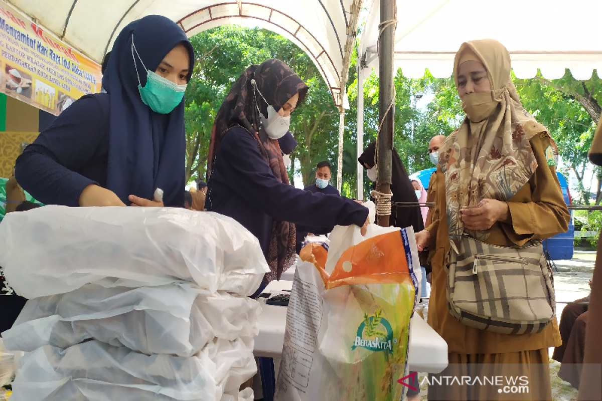 Sambut Idul Adha, pasar murah di Banda Aceh sediakan 21 ton beras-gula