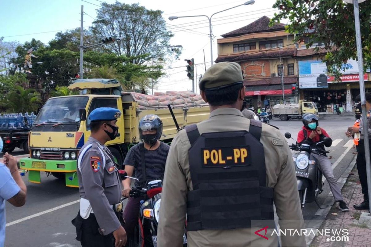 Tim Yustisi Kota Denpasar pantau PPKM Darurat