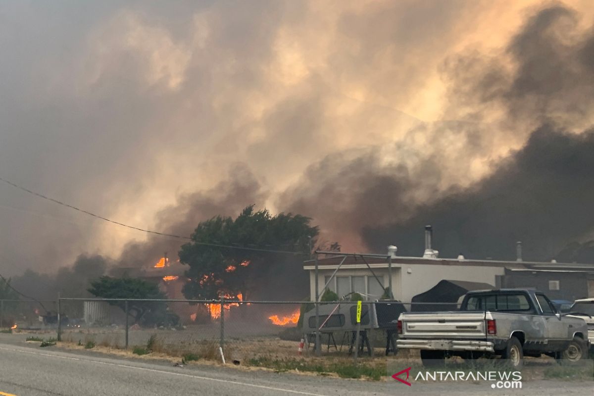 Kebakaran hutan ancam hanguskan rumah di Kanada