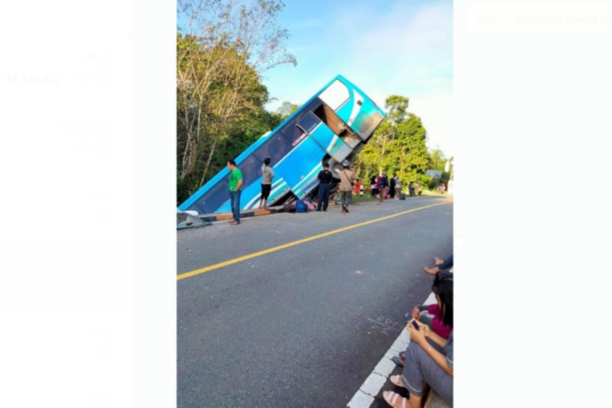 Polisi selidiki penyebab kecelakaan Bis Damri di Kalis Kapuas Hulu