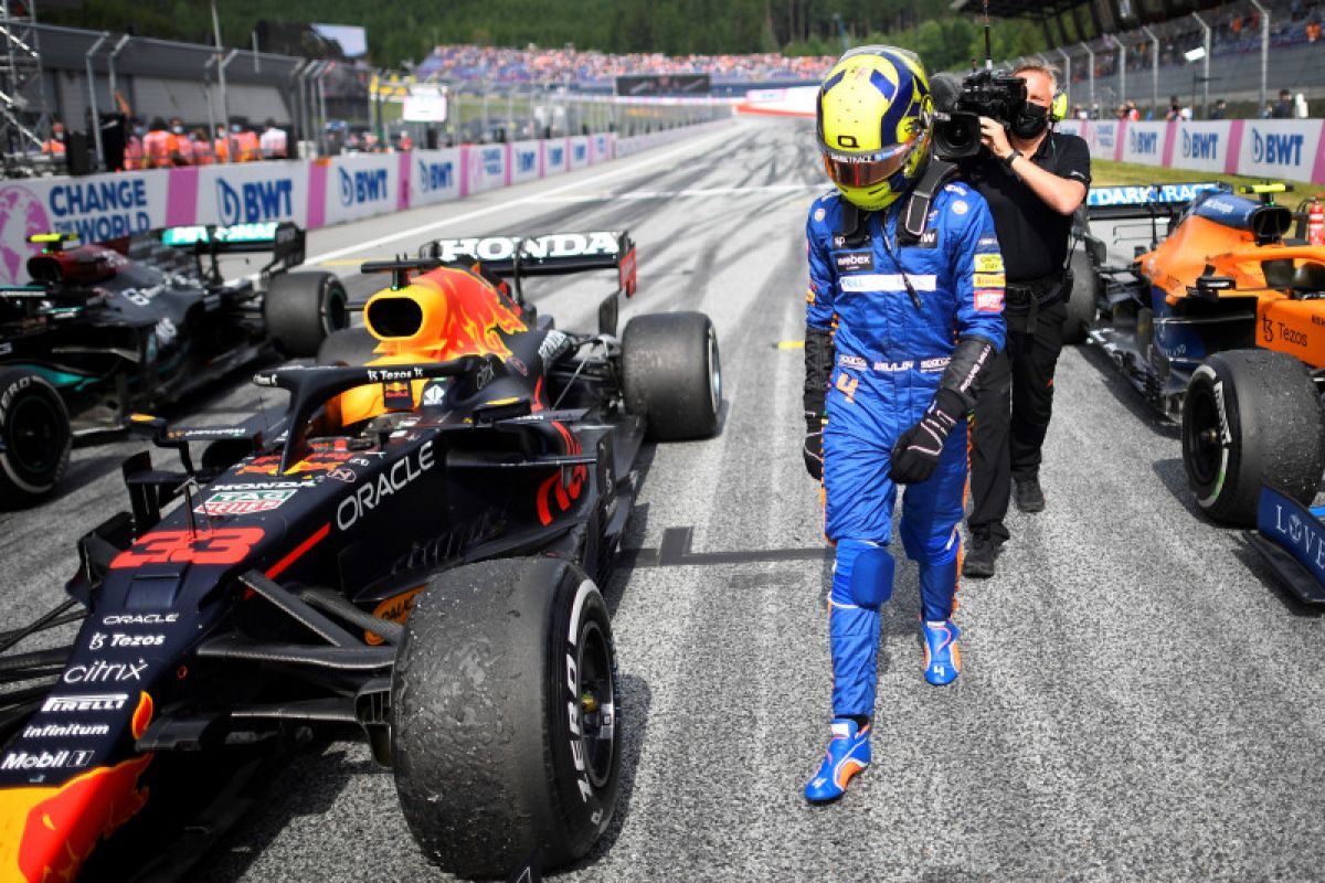 Formula 1, Norris salahkan Perez atas penalti dan hilangnya peluang P2 di Austria