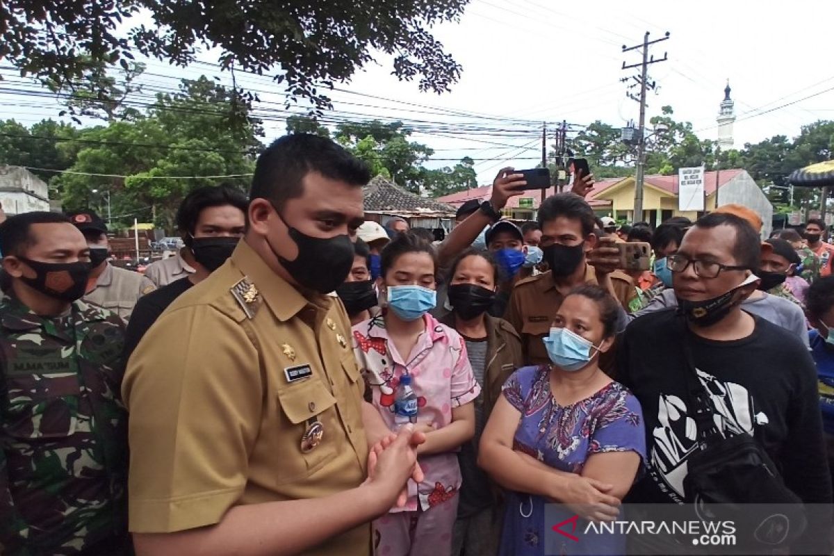 Wali Kota Medan tawarkan program bedah rumah untuk  korban kebakaran