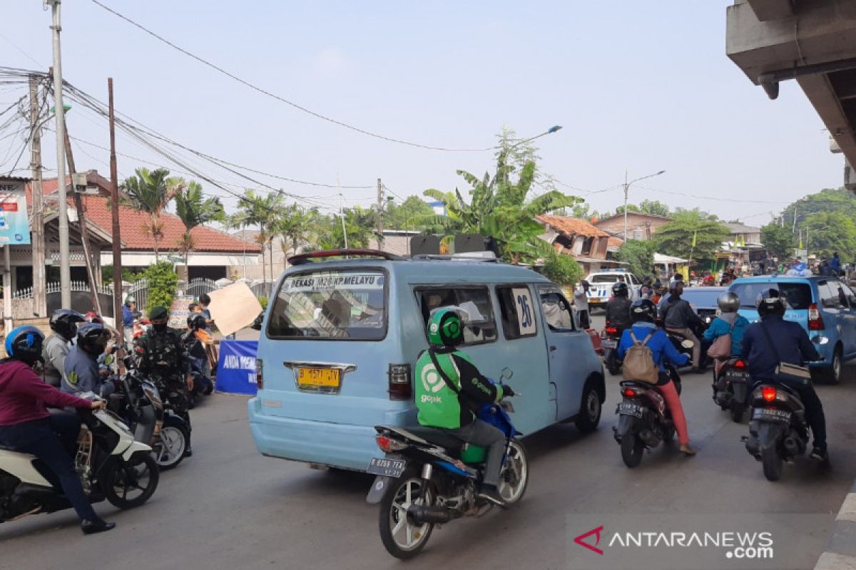 PPKM Darurat, kepadatan di pos penyekatan Lampiri telah berkurang