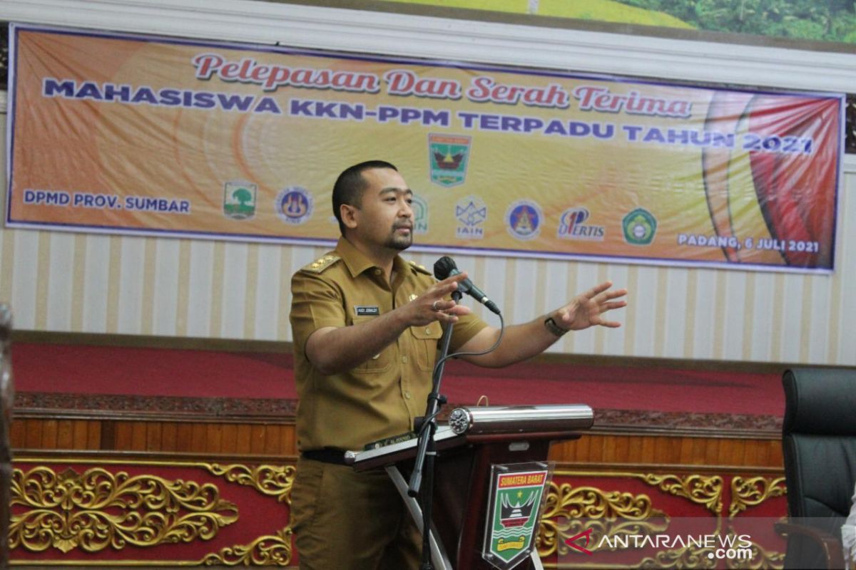 Wagub Sumbar minta peserta KKN-PPM jadi agen perubahan saat pandemi