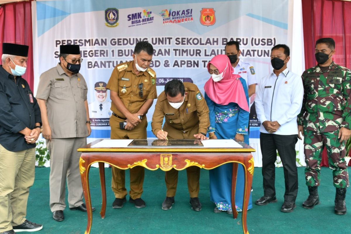 SMKN 1 Bunguran Timur Laut Natuna akhirnya punya gedung sekolah