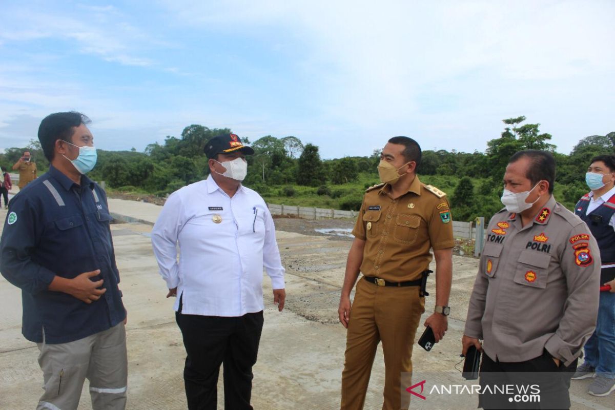 Wagub Sumbar tinjau pembangunan Tol Padang-Pekanbaru