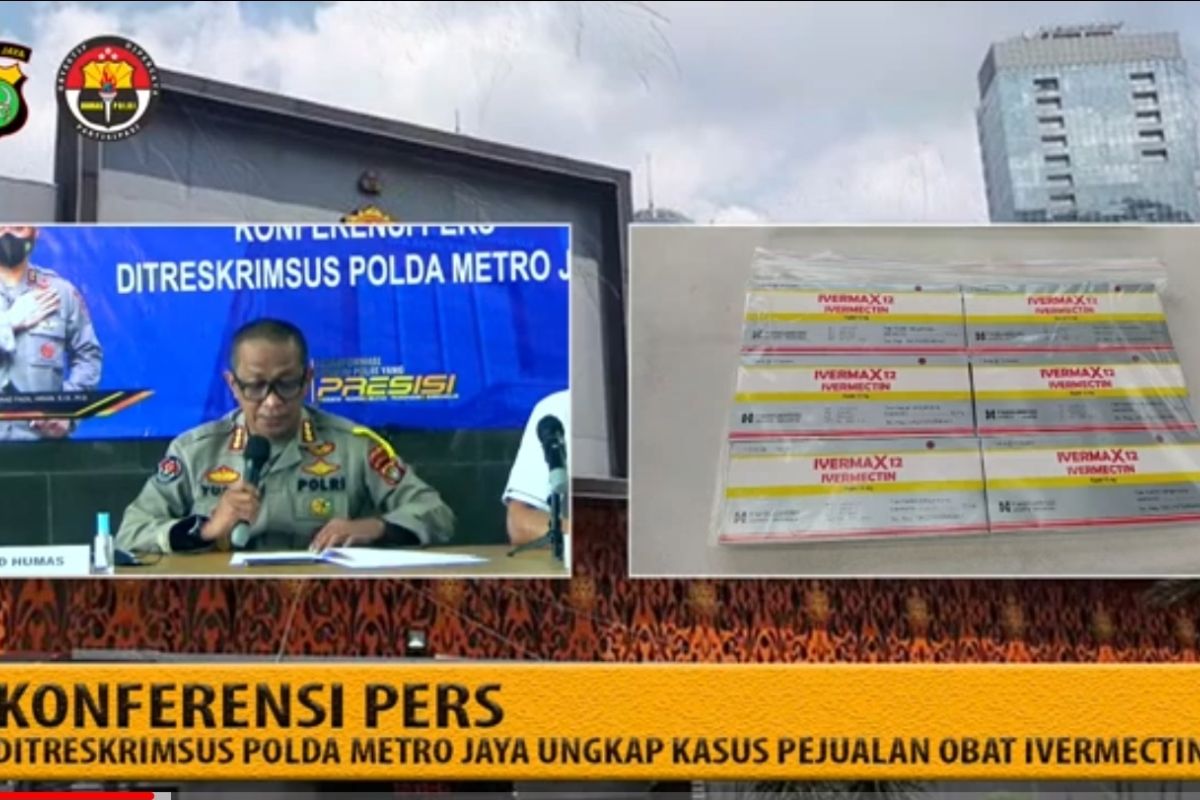 Polda Metro jaya tangkap penjual obat via daring  lampaui HET