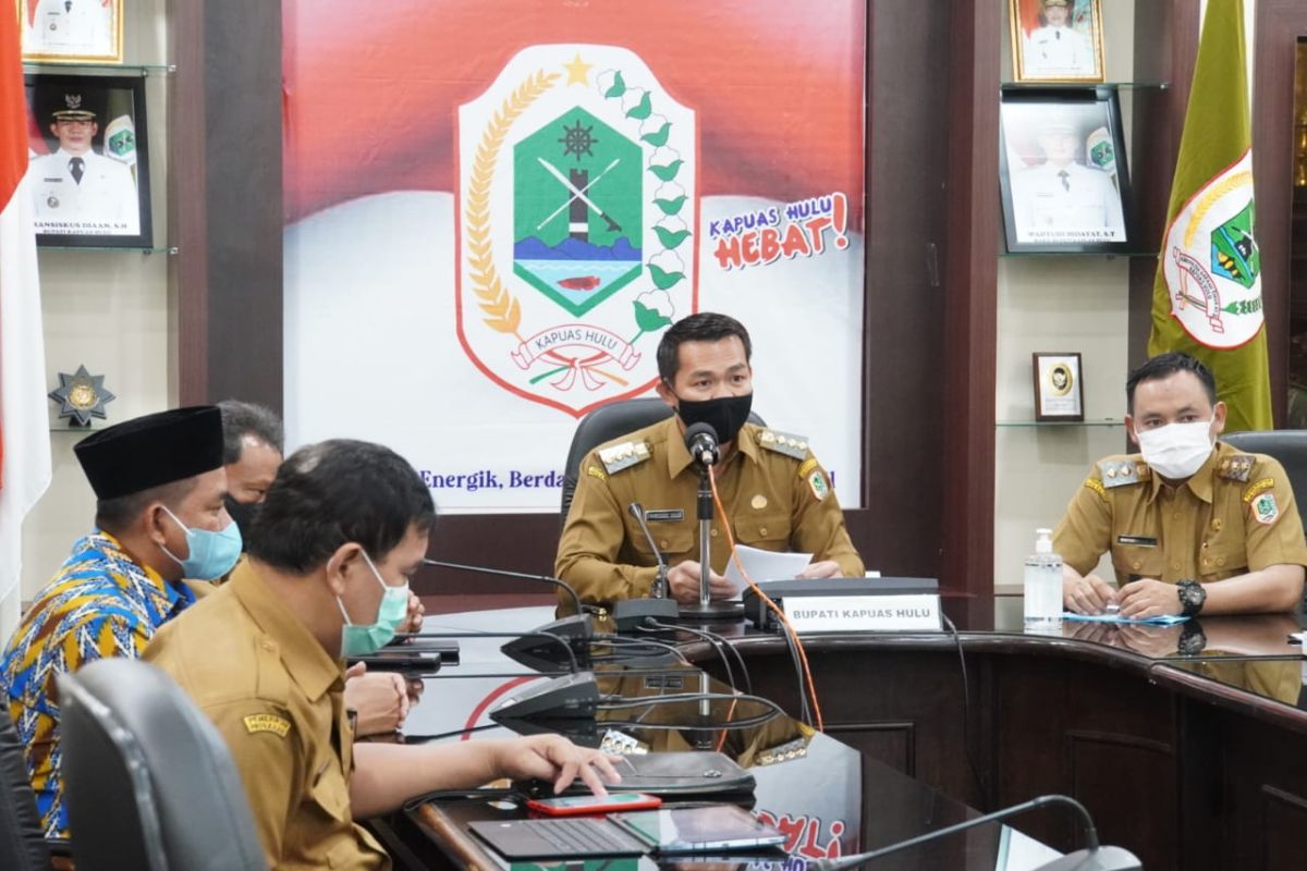 Muncul klaster perkantoran, Bupati Kapuas Hulu berlakukan 50 persen WFH