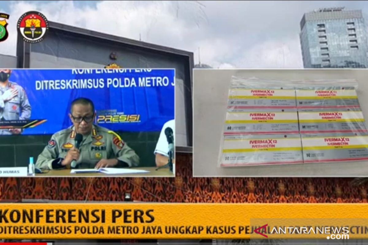 Polisi buka suara terkait pembelian obat ivermectim