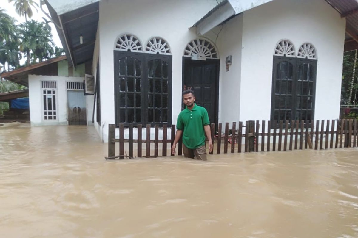 Ratusan rumah di Aceh Jaya terendam banjir