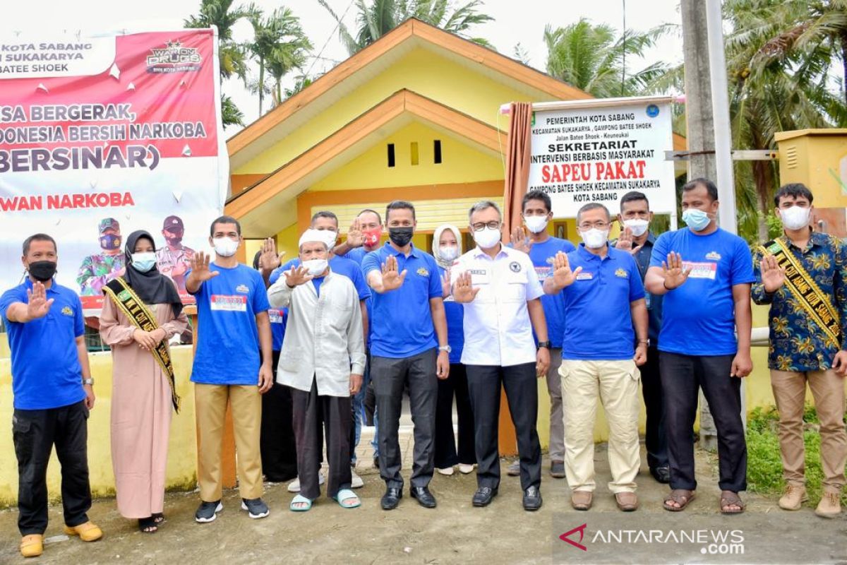 Luncurkan Desa Bersih Narkoba, Walikota Sabang ajak warga perangi narkoba