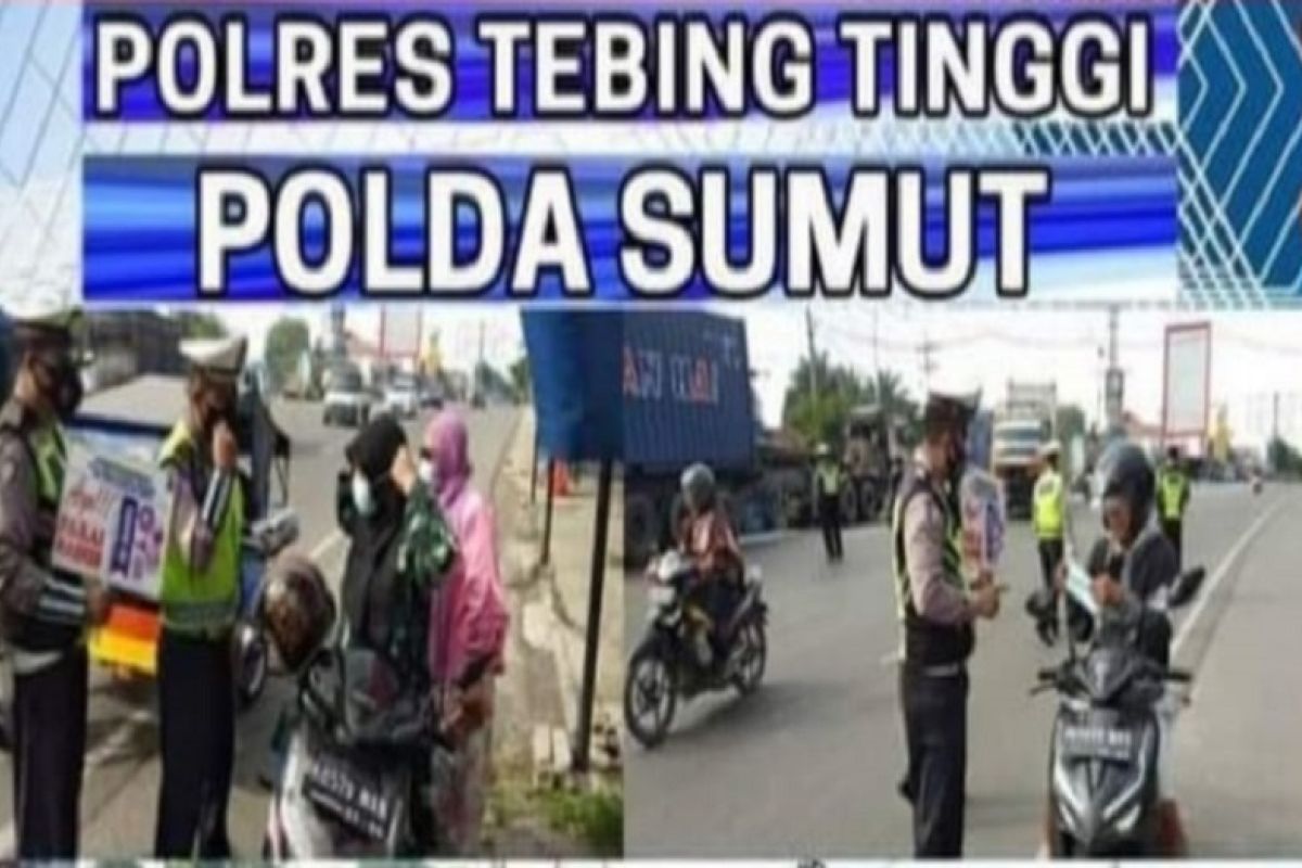 Polres Tebing Tinggi terus gencarkan Operasi Yustisi