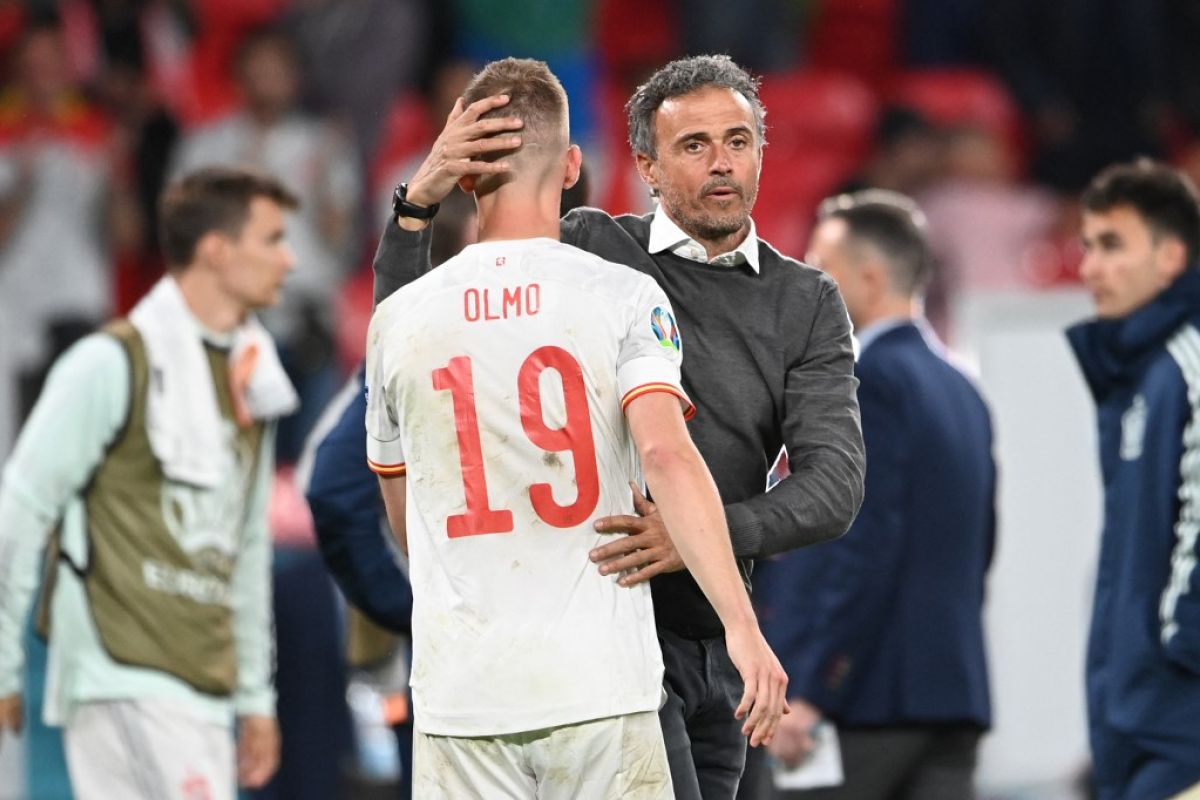 Alasan pelatih Spanyol Luis Enrique tak mengeluh atas kekalahan timnya melawan Italia