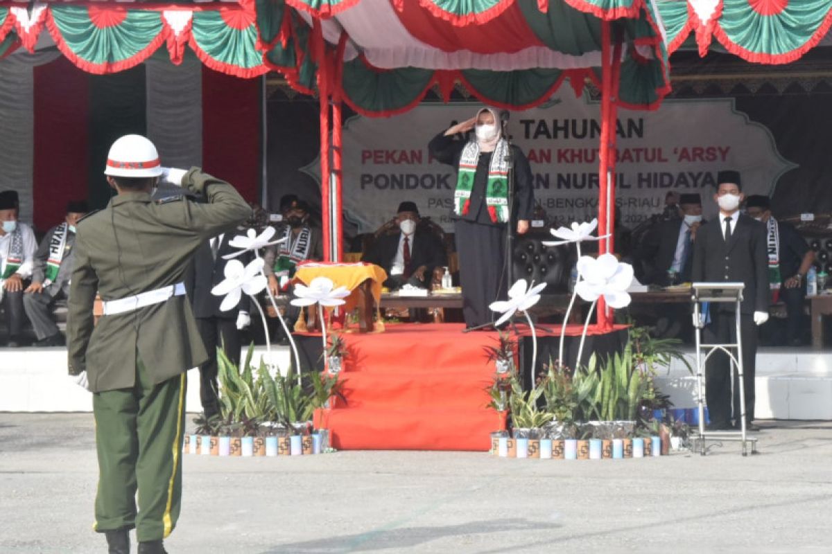 Jadi Inspektur pada apel PMNH, ini harapan Bupati Bengkalis