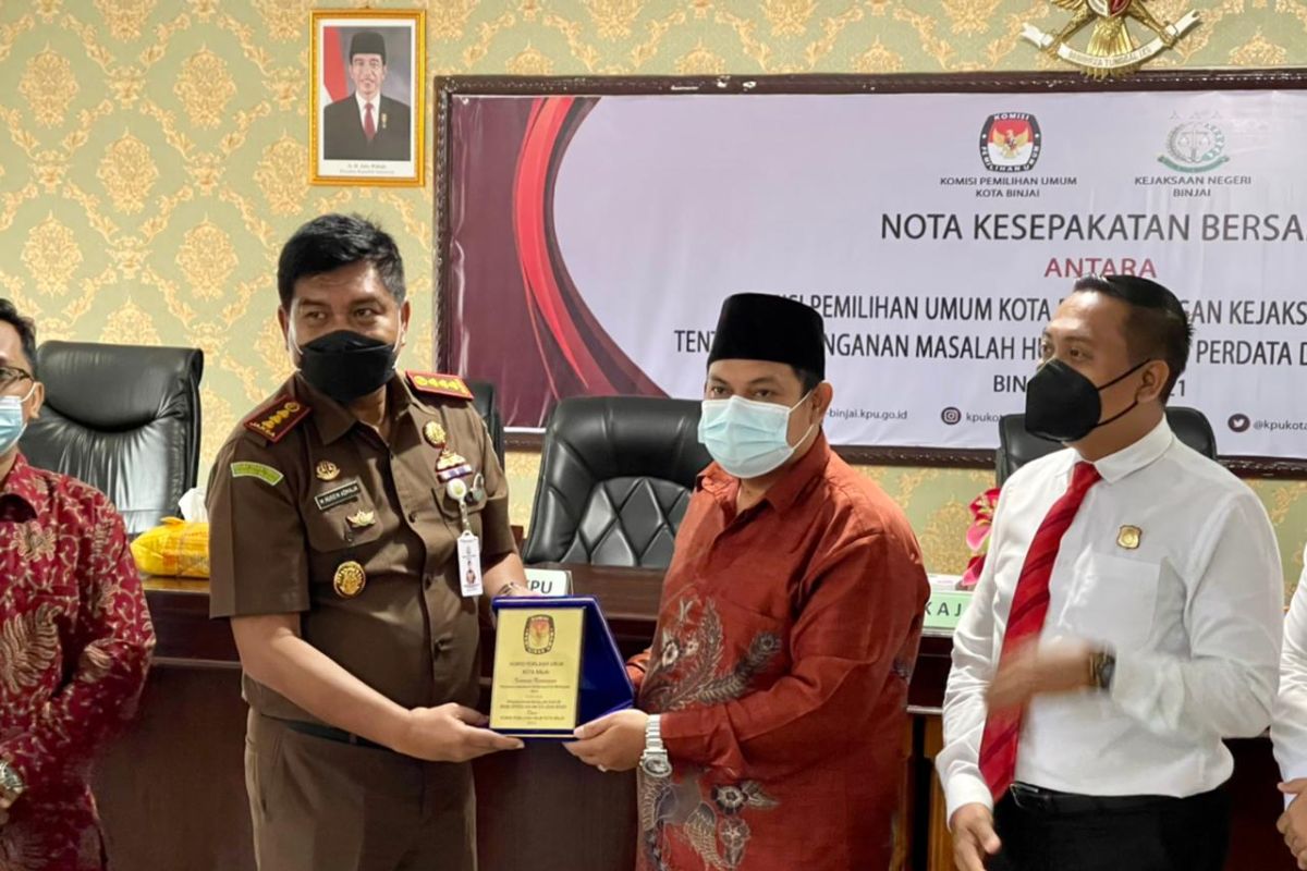 KPU jalin kerjasama dengan Kejaksaan Binjai