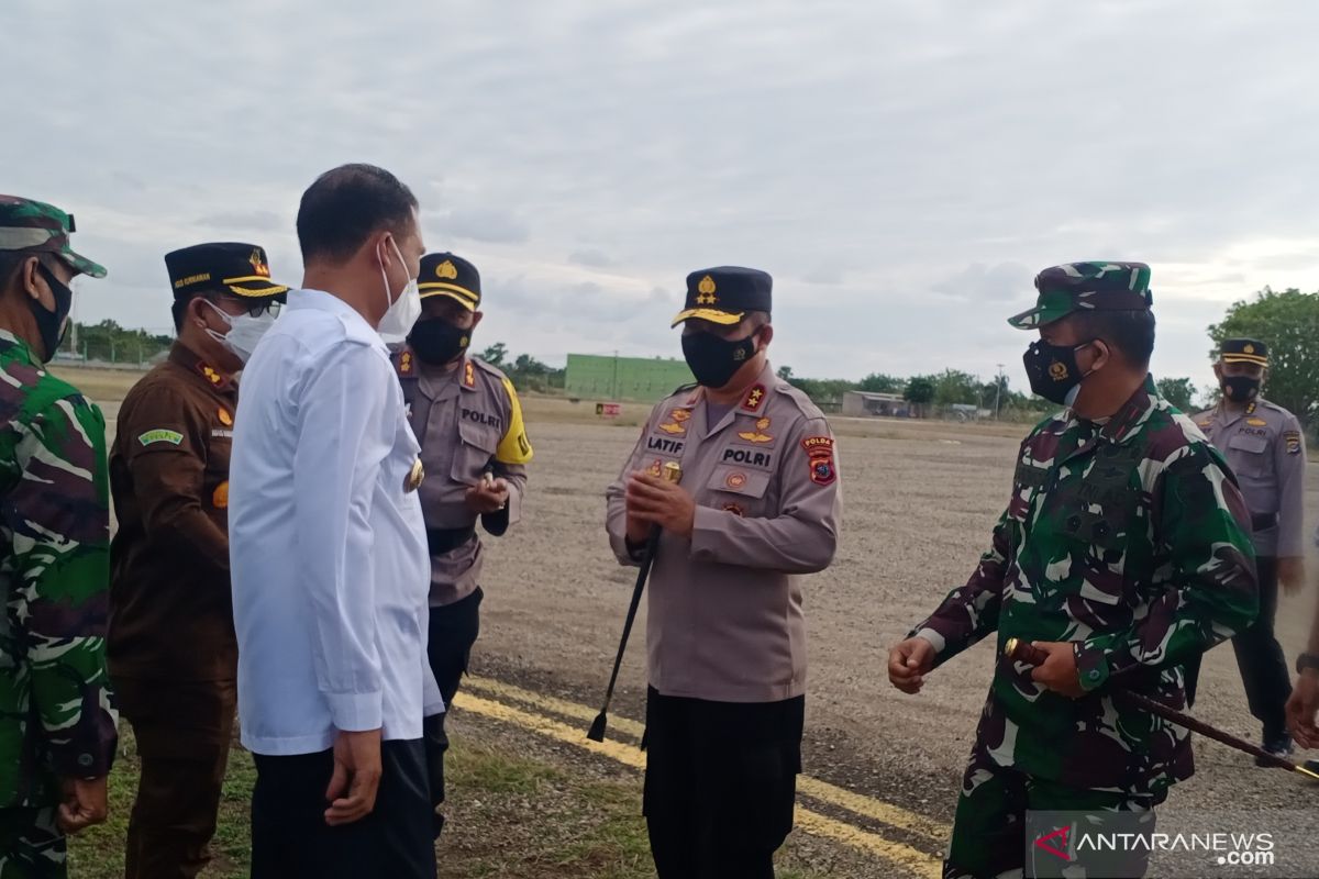 Kapolda bersama Danrem tinjau pelaksanaan PSU Sabu Raijua