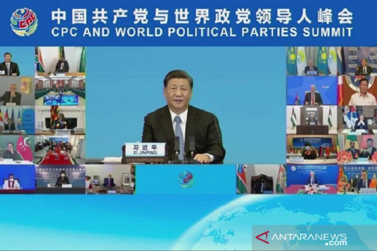 Xi ajak pimpinan parpol dunia saling hormati tujuan setiap negara