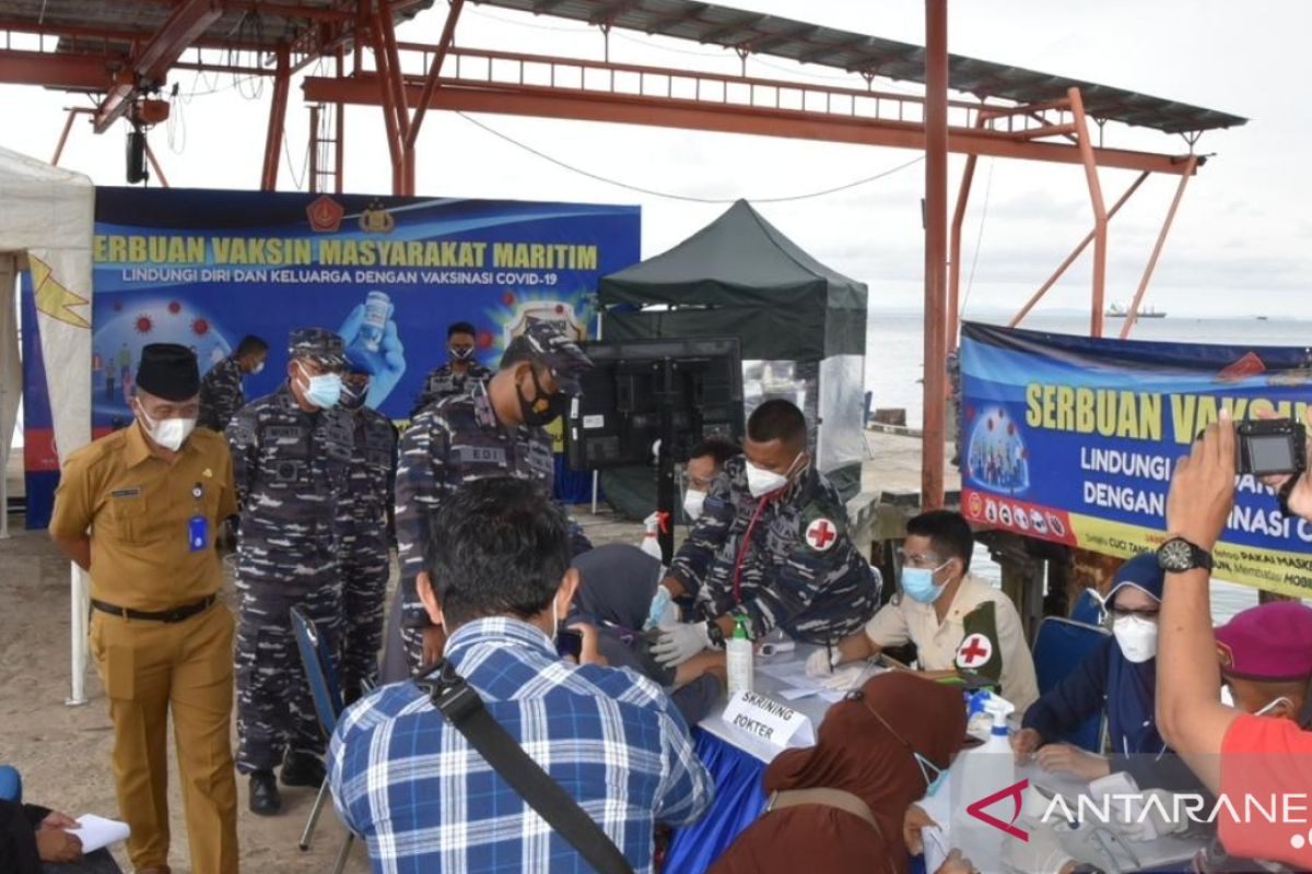 Jemput bola vaksin, Lantamal XIII gunakan kapal patroli