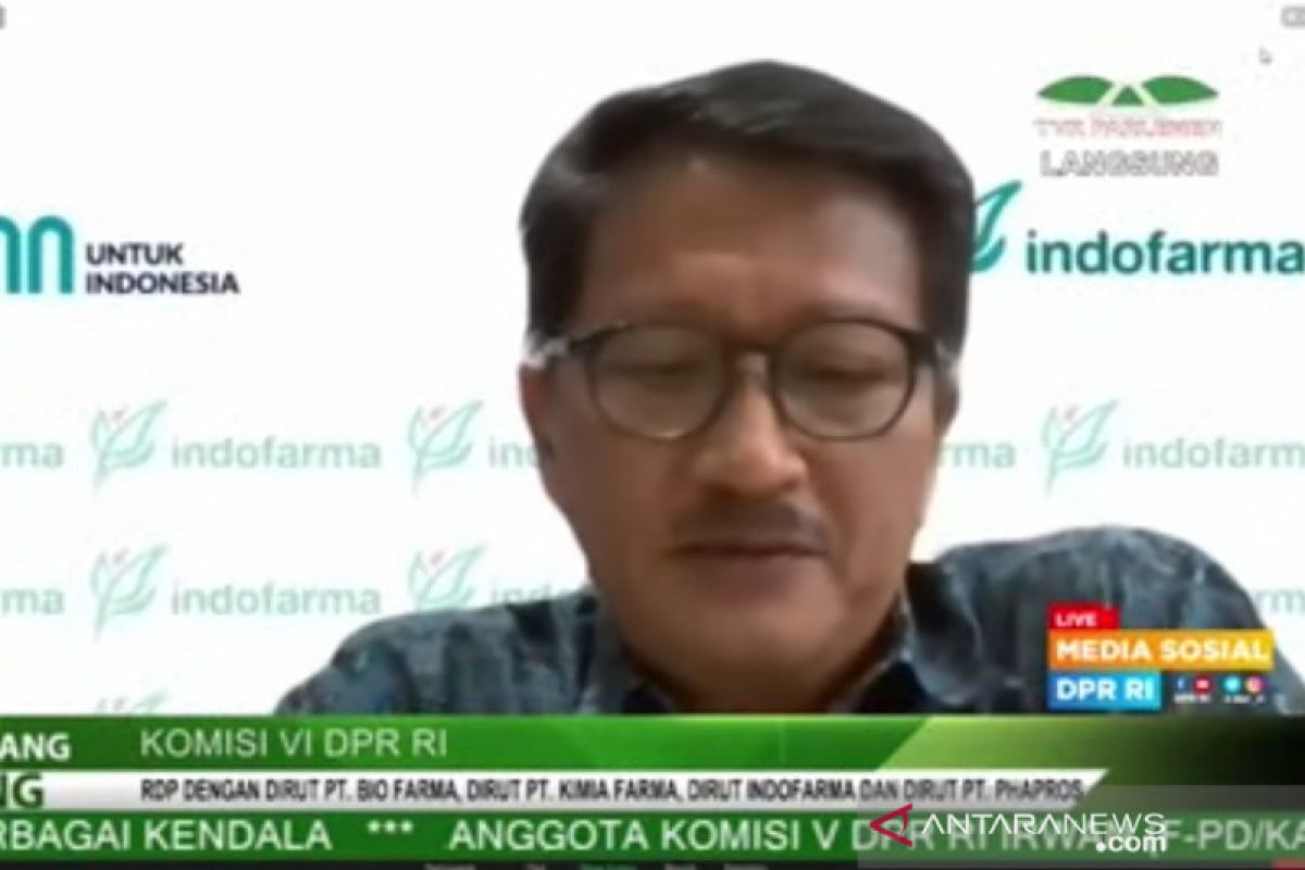 Indofarma kejar target produksi obat terapi COVID-19 hingga September 2021