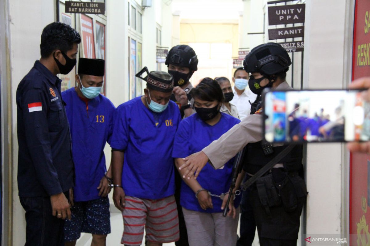 Sembilan pengedar narkoba di Bengkalis ditangkap, tiga mahasiswa