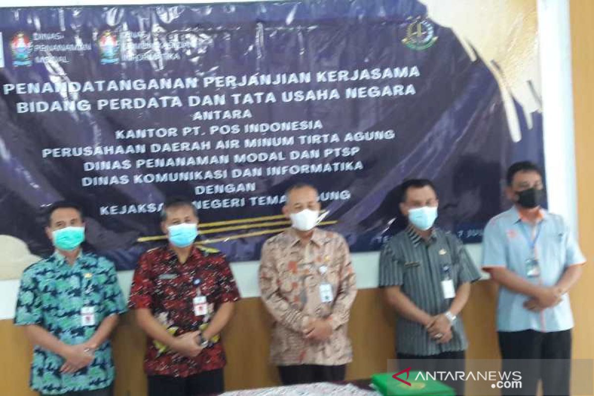 Kejari Temanggung kerja sama dengan sejumlah instansi untuk bidang datun