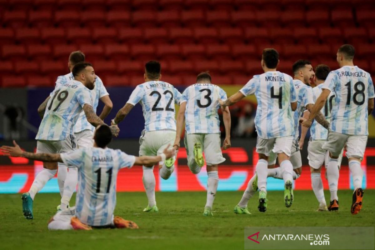Copa America 2021 - Argentina kalahkan Kolombia lewat adu penalti, tantang Brazil di final