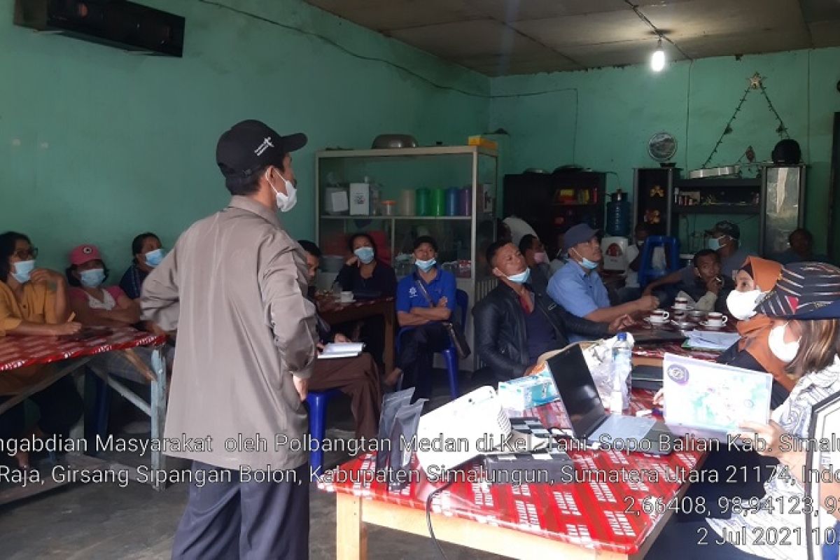 Polbangtan Medan  edukasi petani kopi di Simalungun