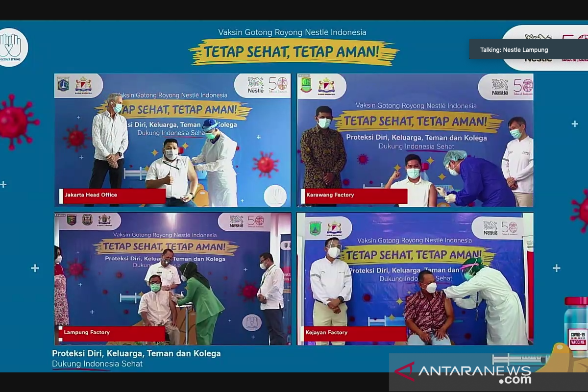 Karawang dapat vaksin Gotong Royong dari Nestle