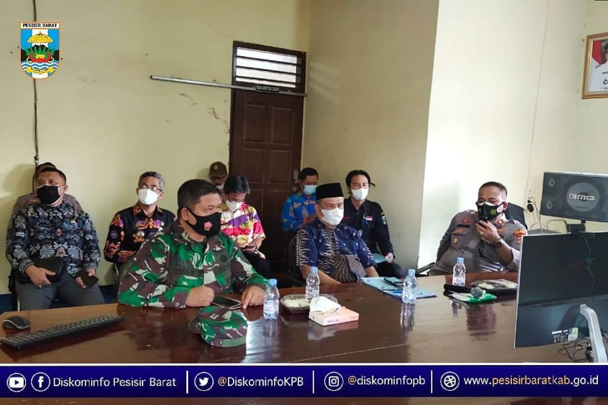 Pemkab Pesisir Barat gelar rakor penanganan COVID-19