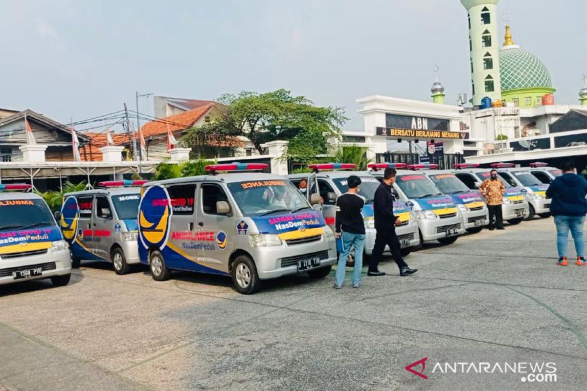 NasDem kerahkan 20 ambulans untuk bantu penanganan COVID-19 di DKI