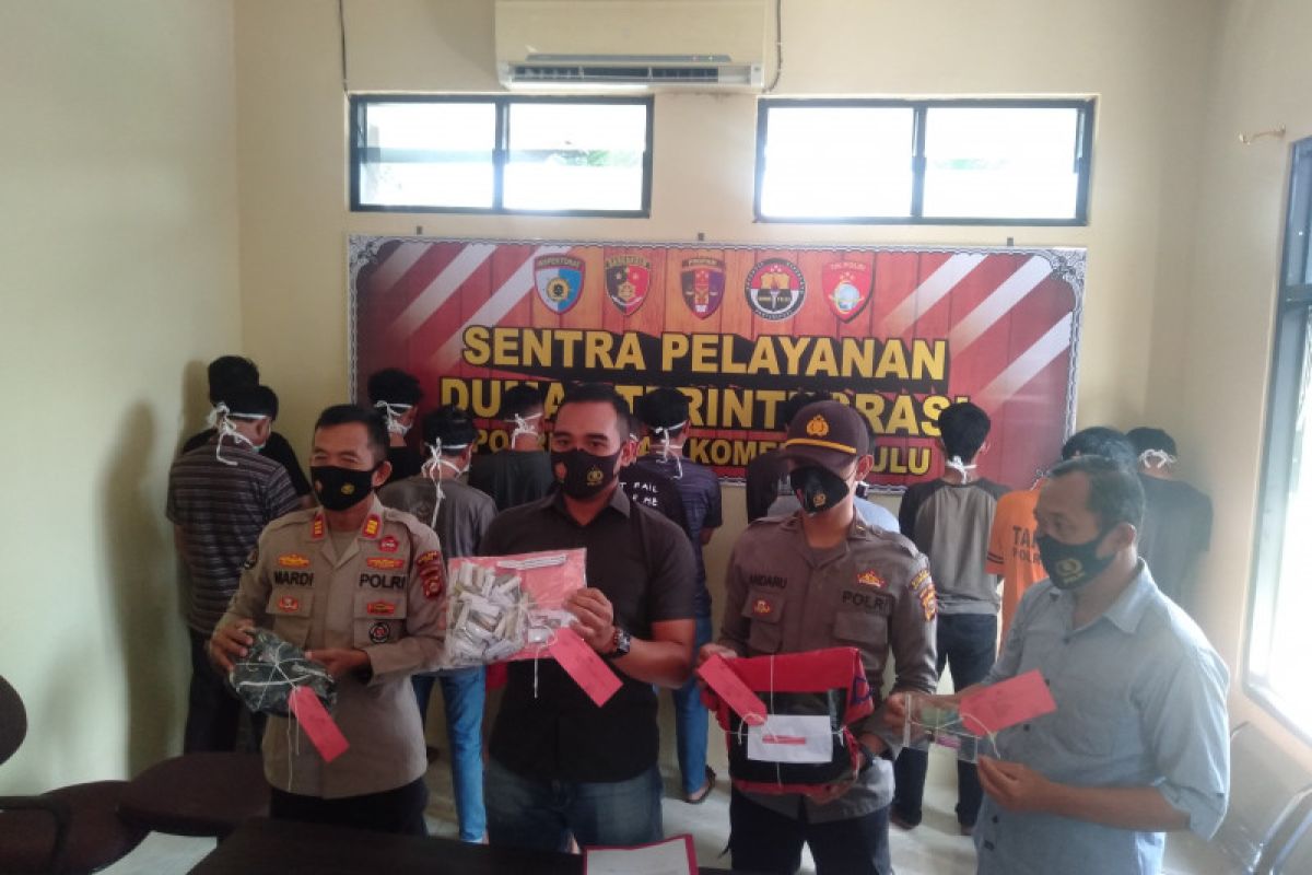 Mantan anggota DPRD OKU ditangkap polisi saat pesta ganja