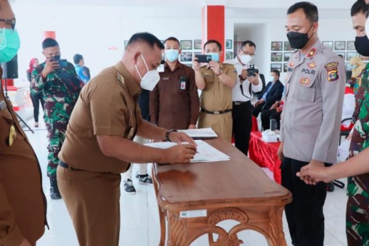 Pemkab Lamsel lakukan MoU bersama Polres, Kodim dan perguruan tinggi