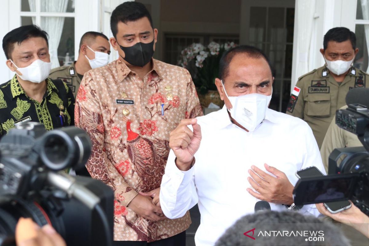 Gubernur tegaskan Kota Medan di level tiga krisis COVID-19