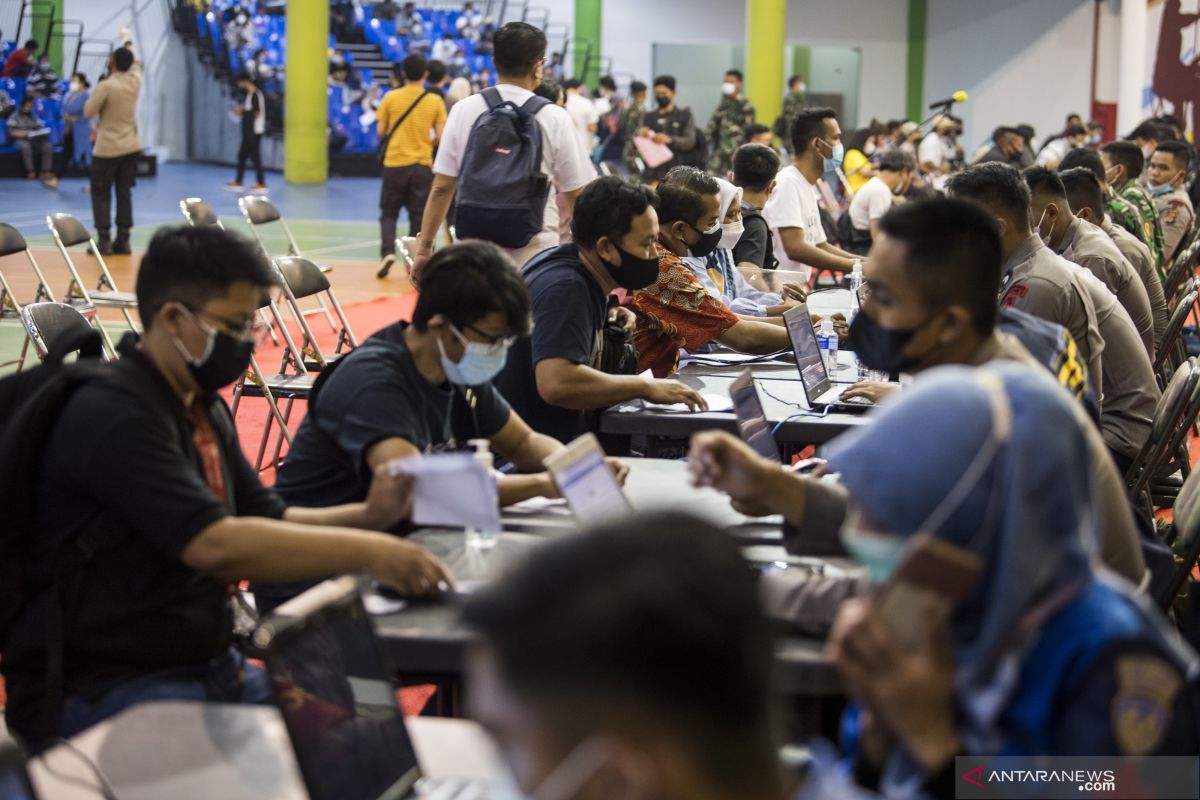 14,622 juta jiwa penduduk Indonesia terima vaksin COVID-19 lengkap