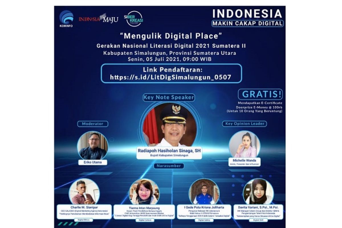 Program Literasi Digital Kemenkominfo sambangi Simalungun