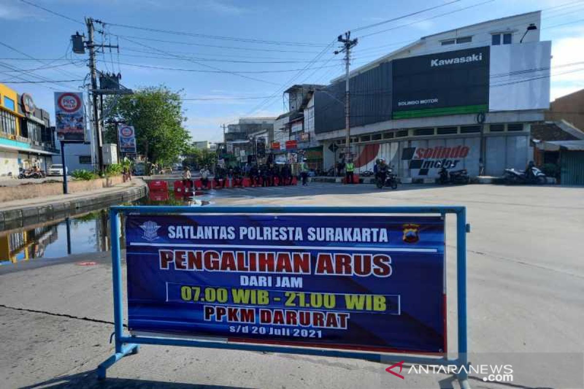Polresta Surakarta tutup enam jalan protokol