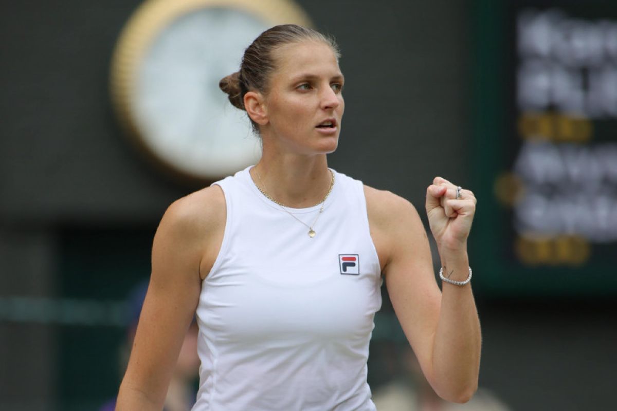Karolina capai final pertamanya di Wimbledon