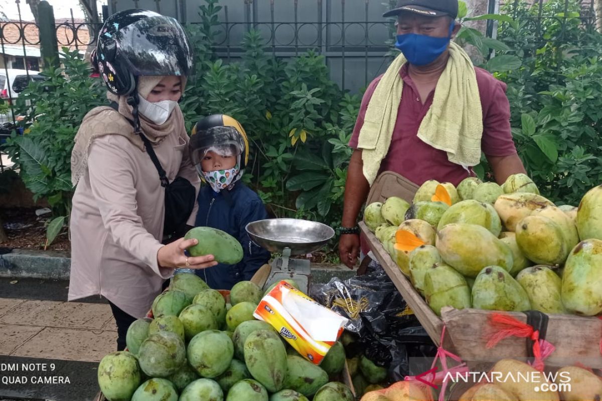 Pedagang buah musiman di Rangkasbitung raup keuntungan jutaan rupiah