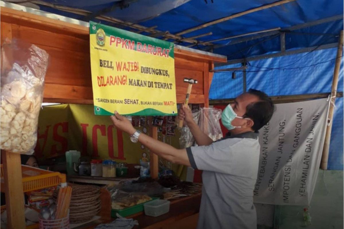 Pemkab Bantul: PPKM Darurat melarang makan di tempat warung kuliner