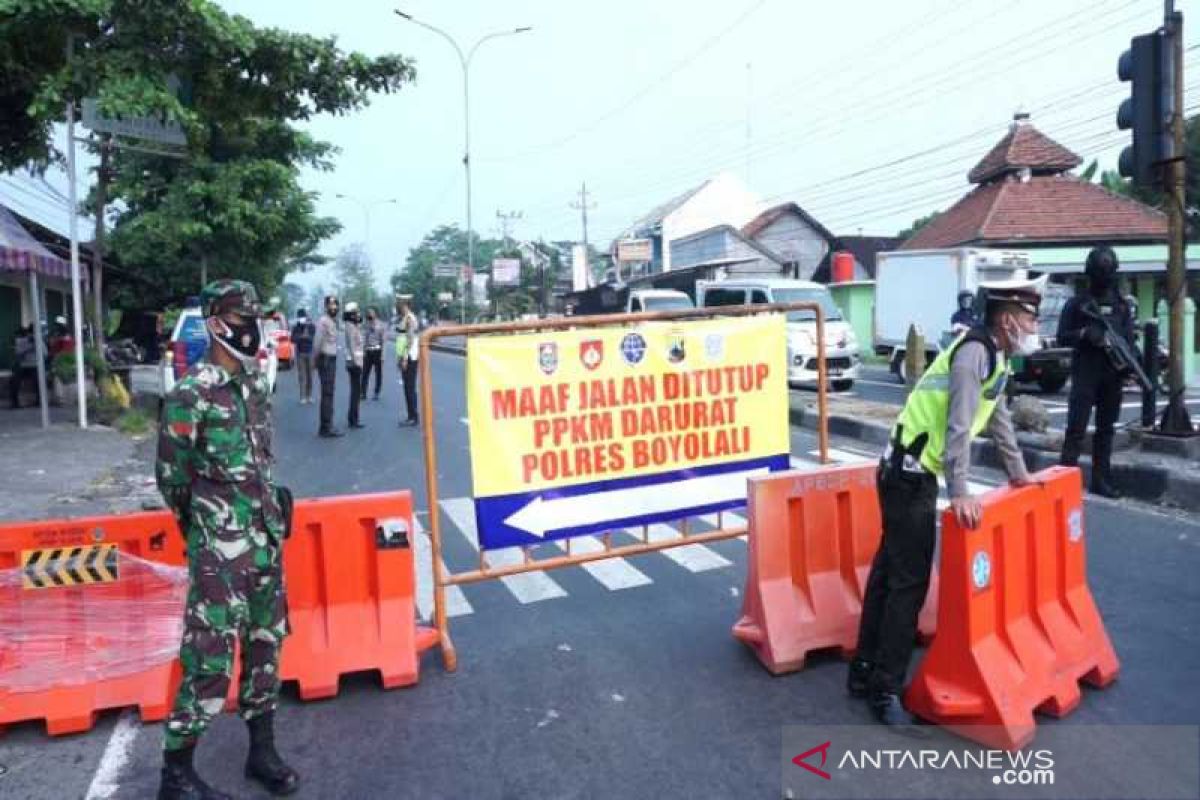 Ini 23 titik penyekatan jalan PPKM Darurat di Boyolali