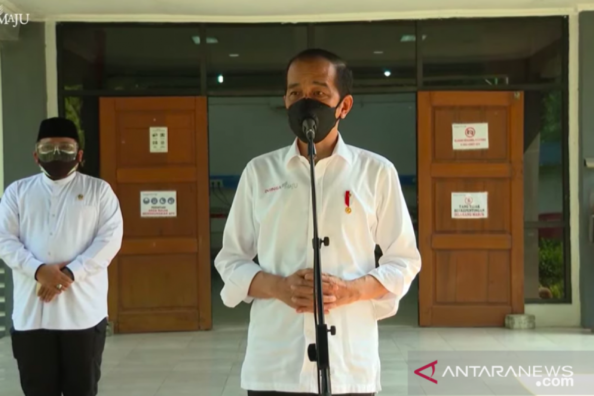 Presiden Jokowi: Paket obat dan vitamin bagi warga isolasi mandiri tidak diperjualbelikan